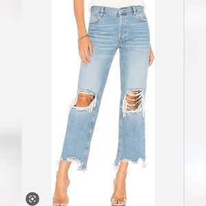 Free people Maggie mid rise straight jeans